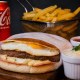 X-Burguer Cheddar e Ovo